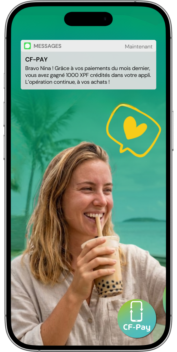 Changez vos encaissements avec (2) Cashback avec CF-PAY